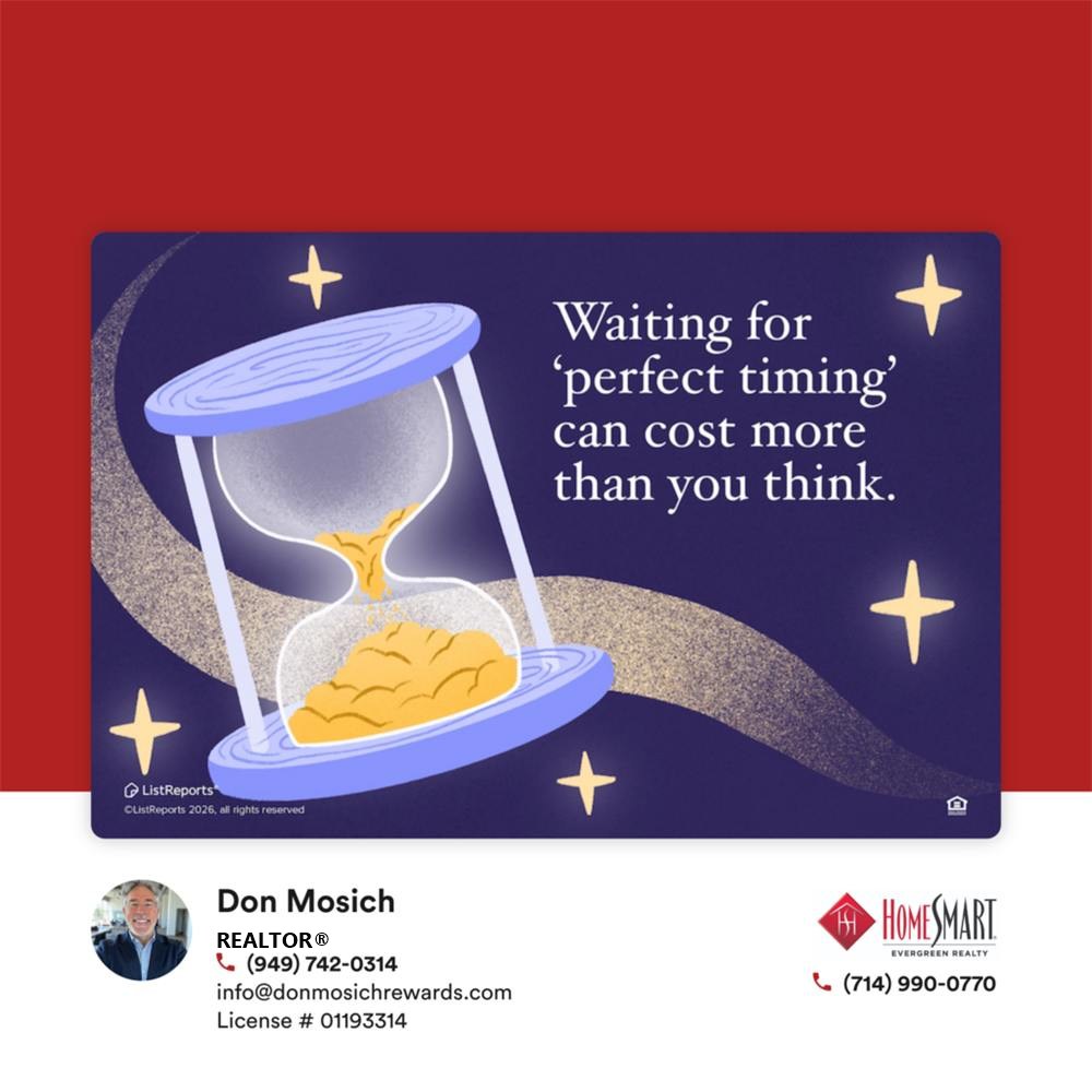 Waiting for perfect timing can cost more than you think
